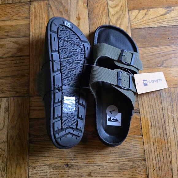 Quicksilver Men’s Flip Flop Trekking Sandal Green Size 7 - Picture 2 of 6